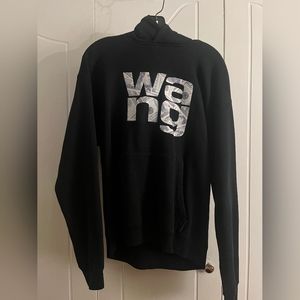 Alexander Wang Black Label Money Logo Hoodie Size Medium